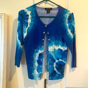 Blue Cardigan by White House Black Market- size XS